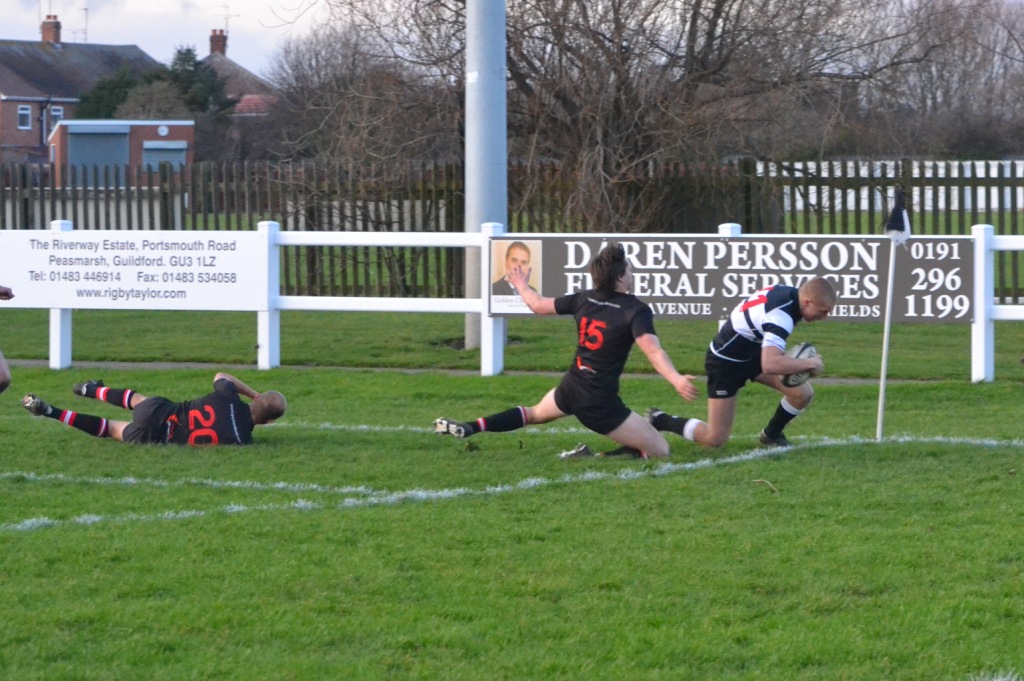 Howard Stock two tries