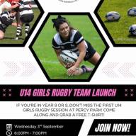 U14 Girls Rugby Team Launch